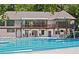 Well-appointed pool clubhouse with spacious balconies, offering a luxurious amenity for residents and guests at 50 Rumson Ne Way, Atlanta, GA 30305