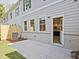 Private patio featuring an open doorway with an exterior view of the siding at 4651 Larkfield Way, Powder Springs, GA 30127
