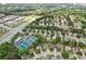Aerial image highlights community amenities, green spaces, and well-placed homes near roads and shops at 3880 Lake Lanier Dr, Duluth, GA 30097