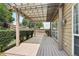 Covered deck with natural light and privacy at 3880 Lake Lanier Dr, Duluth, GA 30097