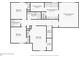 Detailed floor plan showcasing bedrooms, bathrooms, closets, and laundry room layout at 3880 Lake Lanier Dr, Duluth, GA 30097
