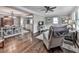 Open-concept floor plan seamlessly connects the living room, dining area, and kitchen at 2660 Birch Se St, Smyrna, GA 30080