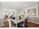 Dining room with view into the living room and kitchen at 3250 North Embry Cir, Chamblee, GA 30341