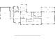 Main floor plan with dimensions for the living room, kitchen, and other spaces at 357 Breeze Hill Ln, Canton, GA 30114
