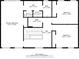 Upstairs floor plan with dimensions for the primary bedroom, bathroom, and bedrooms at 357 Breeze Hill Ln, Canton, GA 30114