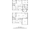 Two story floor plan showing layouts for both floors at 4285 Hunters Walk Way, Cumming, GA 30028