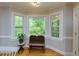 Cozy breakfast nook with a bay window and a view of the private backyard at 2249 Hill Creek Way, Marietta, GA 30062