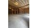 Unfinished basement with concrete flooring and wooden framing at 149 Silvercrest Dr, Acworth, GA 30101