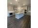 Beautiful kitchen with a center island, stainless steel appliances, and light gray cabinetry at 149 Silvercrest Dr, Acworth, GA 30101