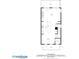 Second floor plan featuring a Gathering room, dining area, kitchen with island, and a bathroom at 214 Bluestone Dr, Woodstock, GA 30188