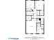 Third floor plan with bedrooms, bathrooms, walk-in closets and other amenities at 214 Bluestone Dr, Woodstock, GA 30188