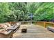 The deck offers a great outdoor area for relaxing and entertaining friends and Gathering at 799 Monroe Ne Dr, Atlanta, GA 30308