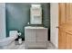 Stylish bathroom with modern vanity, toilet, and neutral color palette at 799 Monroe Ne Dr, Atlanta, GA 30308