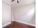 Bright bedroom with dark wood floors, large windows and ceiling fan at 2607 Jefferson Ter, Atlanta, GA 30344