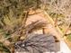 Aerial view of a fenced-in backyard and house with a dark gray roof at 2710 Hedgewood Nw Dr, Atlanta, GA 30311