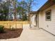 Backyard featuring a newly built, light-colored wooden fence at 2710 Hedgewood Nw Dr, Atlanta, GA 30311