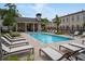 Beautiful community pool area with lounge chairs, perfect for relaxation and recreation at 3433 Landen Pine Ne Ct, Atlanta, GA 30305