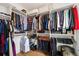 Walk-in closet featuring custom shelving and ample storage space for clothes and accessories at 3433 Landen Pine Ne Ct, Atlanta, GA 30305