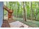 View of the stairs and backyard at 1310 Ridgeview Rd, Auburn, GA 30011