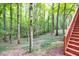 Backyard with stair access to the house at 1310 Ridgeview Rd, Auburn, GA 30011