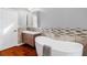 Bright bathroom featuring vanity and modern fixtures at 455 Firelite Ln, Suwanee, GA 30024