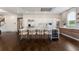 Modern kitchen with a large island, stainless steel appliances, and a wine cooler, perfect for entertaining guests at 1145 Lake Shore Overlook, Alpharetta, GA 30005