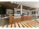 Outdoor kitchen with built-in grill, cooking, and counter space at 1145 Lake Shore Overlook, Alpharetta, GA 30005