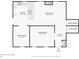 Floor plan of a home featuring a kitchen, dining room, Gathering room, study room, foyer, entry and stairs at 218 Deerwood Se Ct, Smyrna, GA 30082