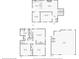 Detailed floor plan showcasing the layout of the home's two floors and basement at 218 Deerwood Se Ct, Smyrna, GA 30082