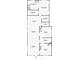 Detailed floor plan showcasing the layout with spacious kitchen, living, and dining areas at 235 Holly Nw Rd, Atlanta, GA 30314