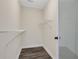 Walk-in pantry with wire shelving and clear glass door with frosted pantry label at 235 Holly Nw Rd, Atlanta, GA 30314