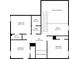 Second floor layout with bedrooms, baths and hall at 408 Blue Sky Cir, Acworth, GA 30102