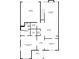 Detailed floor plan showcasing layout, room dimensions, and key features of the property at 408 Blue Sky Cir, Acworth, GA 30102