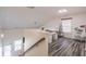 Bright loft space with modern lighting and hardwood floors, great for office or play area at 408 Blue Sky Cir, Acworth, GA 30102
