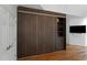 Modern closet with sliding doors and built-in shelving provides ample storage space at 4569 Fountain Ne Dr, Marietta, GA 30067