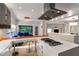 Bright kitchen with white countertops and stainless-steel appliances, open to the living space at 4569 Fountain Ne Dr, Marietta, GA 30067