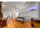 Relaxing living room with wood floors, stylish furnishings, and elegant lighting at 4569 Fountain Ne Dr, Marietta, GA 30067