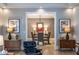View of the dining room showcasing modern decor, stylish lighting, and hardwood floors at 1100 Parker Ne Pl, Atlanta, GA 30324