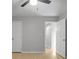 A serene bedroom with neutral walls, modern ceiling fan, and new flooring provides a perfect retreat at 2917 Reveille Se Cir, Atlanta, GA 30316