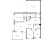 Detailed floorplan layout showcasing the primary bedroom, living room, eat-in kitchen, and bedrooms at 3746 Vineyards Lake Nw Cir # U6, Kennesaw, GA 30144