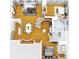 3D floor plan displaying the home's layout featuring the living room, bedrooms, kitchen, and other living spaces at 90 Fairlie Street Nw #801 # 801, Atlanta, GA 30303