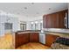 Kitchen featuring stainless appliances, stone countertops, and modern pendant lights at 90 Fairlie Street Nw #801 # 801, Atlanta, GA 30303