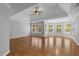 Expansive main bedroom with vaulted ceiling, abundant windows, and hardwood flooring at 679 Gold Valley Pass, Canton, GA 30114