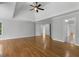 Spacious main bedroom boasting hardwood floors, a trey ceiling, and ample natural light at 679 Gold Valley Pass, Canton, GA 30114
