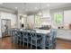 Spacious kitchen with a large island, modern appliances, and ample cabinet space at 23 Long Island Pl, Sandy Springs, GA 30328