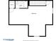 Simplified floor plan showcasing the primary bedroom, walk in closet, and full bath at 2297 Ironwood Hill Ct, Dacula, GA 30019