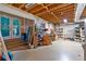Unfinished basement offers ample space for storage or customization, providing flexibility for future use at 8032 Banks Mill Rd, Douglasville, GA 30135