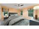 Bedroom featuring great natural light from several windows and stylish decor at 8032 Banks Mill Rd, Douglasville, GA 30135
