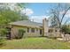Inviting backyard featuring a well-maintained lawn, patio, and charming exterior of the home at 2410 Bankstone Sw Dr, Marietta, GA 30064