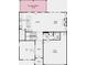 First floorplan featuring an open kitchen, dining room, great room, and a 2-car garage at 3311 Burkston Pl, Buford, GA 30519